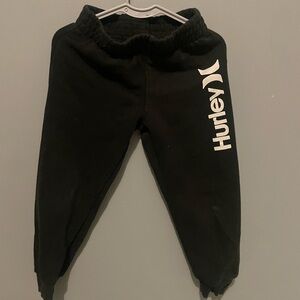 Hurley Boys Black Sweatpants Joggers‎ size 2t